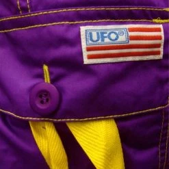 Bewild UFO Girly Hipster Pants With Expandable Bottom (Purple / Yellow) [XS]