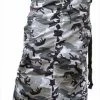 Bewild UFO Skirts & Coveralls Ufo Utility Cargo Skirt (Grey Camo)