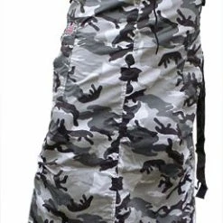 Bewild UFO Skirts & Coveralls Ufo Utility Cargo Skirt (Grey Camo)