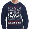 Bewild Ugly Christmas Sweater - 8 Bit Reindeer Crewneck Sweatshirt Holiday Prints