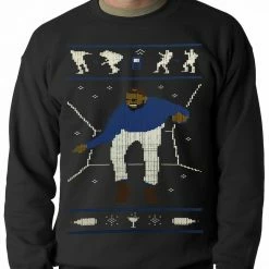 Bewild Ugly Christmas Sweater - Dancing Man Adult Crewneck