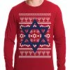 Bewild Holiday Prints Jewish Star Hanukkah Sweater Thermal Shirt 1 Bewild Holiday Prints Jewish Star Hanukkah Sweater Thermal Shirt