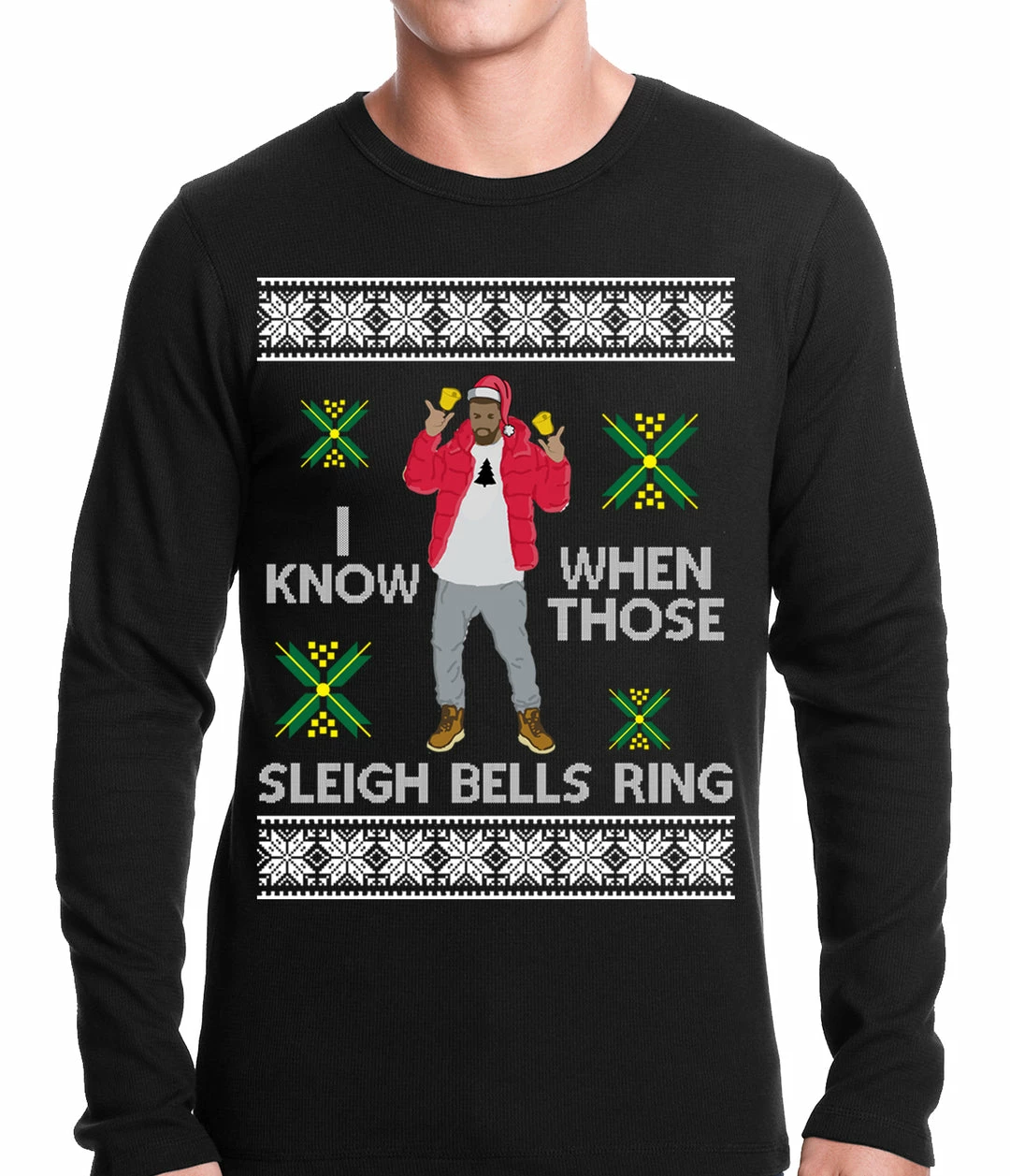 Bewild I Know When Those Sleigh Bells Ring Adult Thermal 5 Bewild I Know When Those Sleigh Bells Ring Adult Thermal