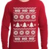 Bewild Ugly Christmas Thermal - Snowflake HO HO HO Thermal Shirt 1 Bewild Ugly Christmas Thermal - Snowflake HO HO HO Thermal Shirt
