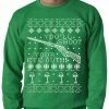 Bewild Ugly Christmas Sweater - You'll Shoot Your Eye Out Ugly Christmas Adult Crewneck Holiday Prints