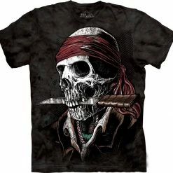 Bewild Undead Pirate Big Face Men's T-Shirt The Mountain Apparel