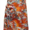Bewild Unisex 40 " Wide Leg UFO Pants (Orange Camo)