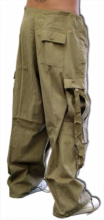 Bewild Unisex Basic UFO Pants (Extreme Comfort Cords (Khaki)