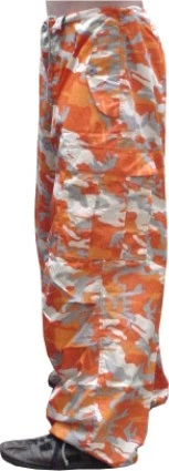 Bewild Unisex Basic UFO Pants (Orange Camo)
