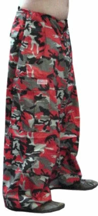 Bewild Unisex Basic UFO Pants (Red Camo) Basic Unisex UFO 5 Bewild Unisex Basic UFO Pants (Red Camo) Basic Unisex UFO