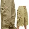 Bewild Unisex Basic UFO Pants W/ Zip Off Legs To Shorts (Khaki) Zip Off UFO 2 Bewild Unisex Basic UFO Pants W/ Zip Off Legs To Shorts (Khaki) Zip Off UFO