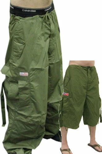 Bewild Zip Off UFO Unisex Basic UFO Pants W/ Zip Off Legs To Shorts (Olive) 3 Bewild Zip Off UFO Unisex Basic UFO Pants W/ Zip Off Legs To Shorts (Olive)