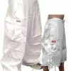 Bewild Unisex Basic UFO Pants W/ Zip Off Legs To Shorts (White) Zip Off UFO 1 Bewild Unisex Basic UFO Pants W/ Zip Off Legs To Shorts (White) Zip Off UFO