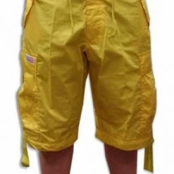 Bewild Unisex Basic UFO Pants W/ Zip Off Legs To Shorts (Yellow) 11 Bewild Unisex Basic UFO Pants W/ Zip Off Legs To Shorts (Yellow)
