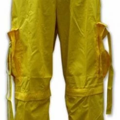 Bewild Unisex Basic UFO Pants W/ Zip Off Legs To Shorts (Yellow) 13 Bewild Unisex Basic UFO Pants W/ Zip Off Legs To Shorts (Yellow)
