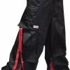 Bewild Unisex Basic UFO Pants With Expandable Bottoms (Black/Red)
