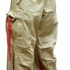Bewild Unisex Basic UFO Pants With Expandable Bottoms (Khaki / Red) Expandable Bottom UFO