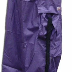 Bewild Unisex Basic UFO Pants With Expandable Bottoms (Purple / Black)