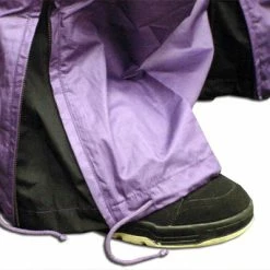 Bewild Unisex Basic UFO Pants With Expandable Bottoms (Purple / Black)