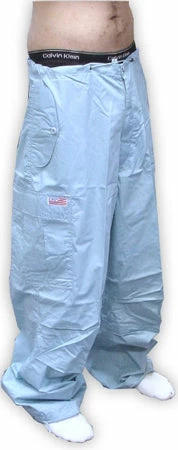 Bewild Unisex Basic UFO Pants With Thermal Lining (Light Blue)