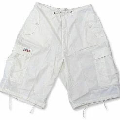 Bewild Basic Unisex UFO Shorts Unisex Basic UFO Shorts (Bright White)