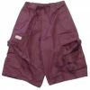 Bewild Unisex Basic UFO Shorts (Burgundy) Basic Unisex UFO Shorts 1 Bewild Unisex Basic UFO Shorts (Burgundy) Basic Unisex UFO Shorts