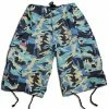 Bewild Unisex Basic UFO Shorts (Dark Blue Camo) Basic Unisex UFO Shorts