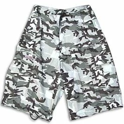Bewild Unisex Basic UFO Shorts (Grey Camoflauge) Basic Unisex UFO Shorts