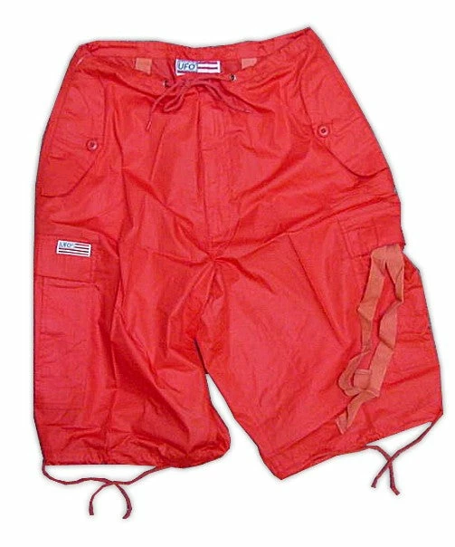 Bewild Unisex Basic UFO Shorts (Red) Basic Unisex UFO Shorts 3 Bewild Unisex Basic UFO Shorts (Red) Basic Unisex UFO Shorts