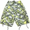 Bewild Unisex Basic UFO Shorts (Yellow Camo) Basic Unisex UFO Shorts