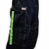 Bewild Basic Unisex UFO Unisex UFO Pants With Contrast Color (Black / Limey)