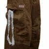 Bewild Unisex UFO Pants With Contrast Color (Brown/White) 2 Bewild Unisex UFO Pants With Contrast Color (Brown/White)