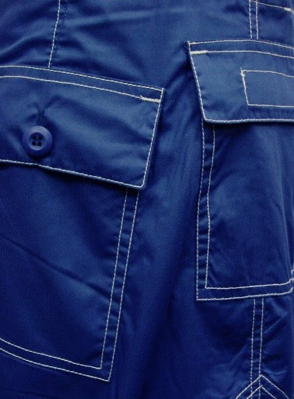 Bewild Unisex UFO Pants With Contrast Color (Royal Blue/White) 7 Bewild Unisex UFO Pants With Contrast Color (Royal Blue/White)