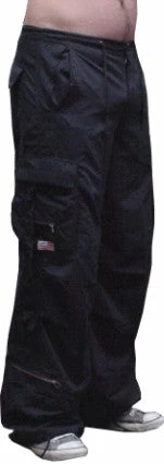 Bewild Unisex UFO Slim Fit Cantiene Pants (Black)