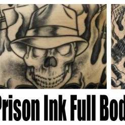 Bewild Illusion Tattoos Men's Full Body Tattoo Shirt - Prison Ink Full Body Tattoo Shirt