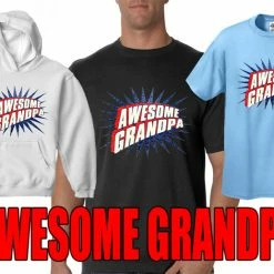 Bewild Positive Reinforcement Awesome Grandpa Vintage Men's T-Shirt