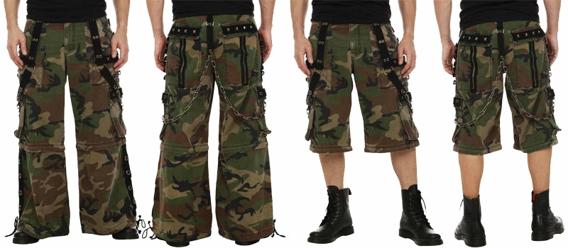 Tripp Darkstreet NYC - "Camo Chain" Jungleland Combat Pants Camo/Black 14 Tripp Darkstreet NYC - "Camo Chain" Jungleland Combat Pants Camo/Black