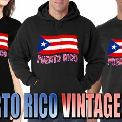 Bewild Puerto Rico Vintage Waving Flag Girl's T-Shirt Nationality & Ethnic