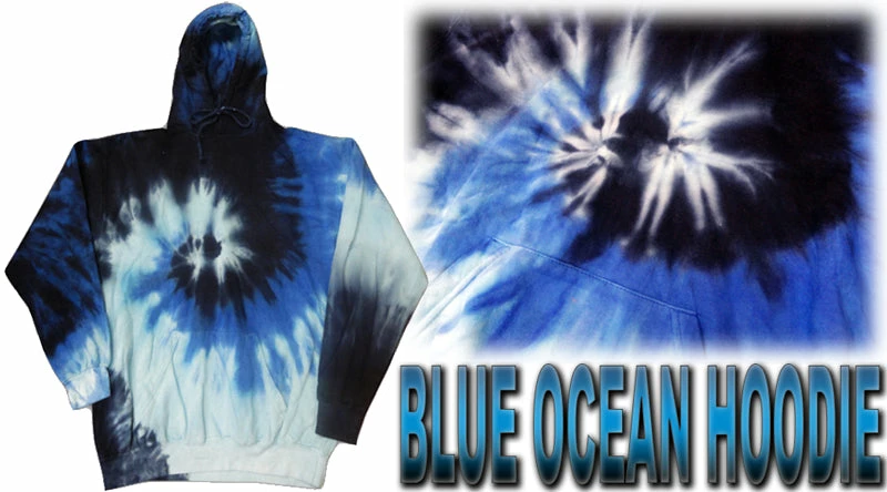 Bewild Tie Dye Hoodie - "Blue Ocean" Tie Dye Hoodie 13 Bewild Tie Dye Hoodie - "Blue Ocean" Tie Dye Hoodie