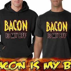 Bewild BACON Is My BFF Men's T-Shirt Cool Funny & Offensive