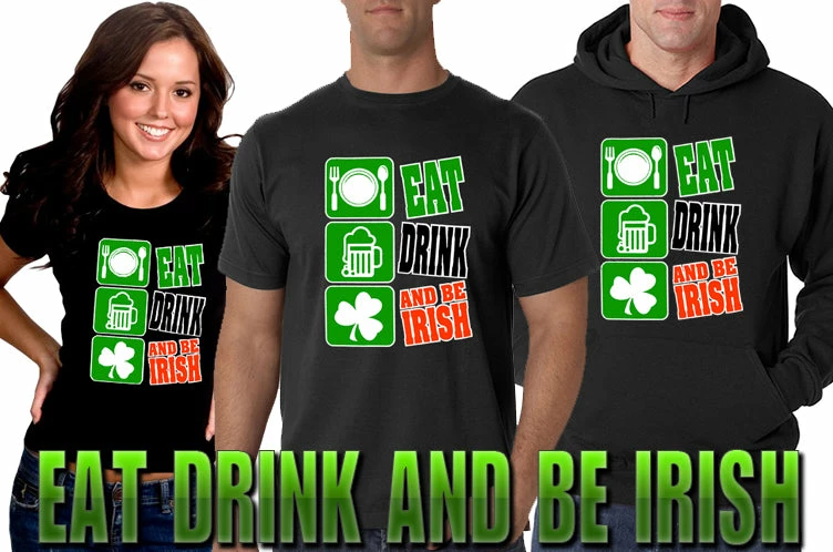 Bewild Eat Drink And Be Irish Adult Hoodie St.Patricks Day 12 Bewild Eat Drink And Be Irish Adult Hoodie St.Patricks Day