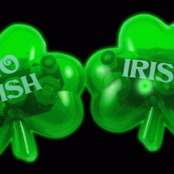 Bewild Accessories St. Patrick's Day Jumbo Flashing Shamrock Pin