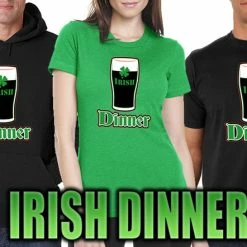 Bewild St. Patrick's Day Irish Dinner Adult Hoodie 21 Bewild St. Patrick's Day Irish Dinner Adult Hoodie