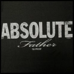 Bewild Absolute Father 100 Proof Vintage Men's T-Shirt Cool Funny & Offensive