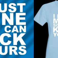 Bewild Cool Funny & Offensive I Bust Mine So I Can Kick Yours Girl's T-Shirt