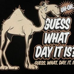 Bewild Guess What Day It Is? Camel Hump Day Girl's T-Shirt Cool Funny & Offensive