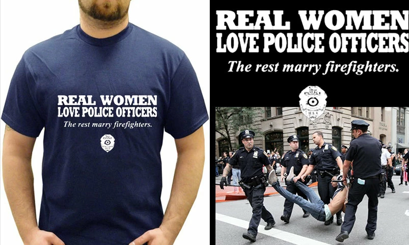 Bewild Positive Reinforcement Real Women Love Police Officers Men's T- Shirt 12 Bewild Positive Reinforcement Real Women Love Police Officers Men's T- Shirt