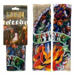Bewild Tattoo Sleeves - Psycho Slip On Tattoo Sleeves (Pair) Illusion Tattoos