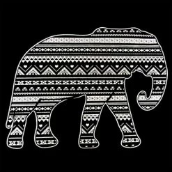 Bewild Lucky Aztec Elephant Girl's T-Shirt 15 Bewild Lucky Aztec Elephant Girl's T-Shirt