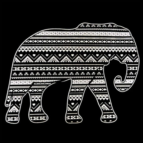 Bewild Lucky Aztec Elephant Girl's T-Shirt 9 Bewild Lucky Aztec Elephant Girl's T-Shirt